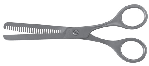 SG-126 Nůžky na vlasy - efilační 5,5", 14 cm