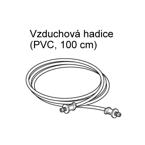Inhalační hadice PVC, 100 cm - C803,802