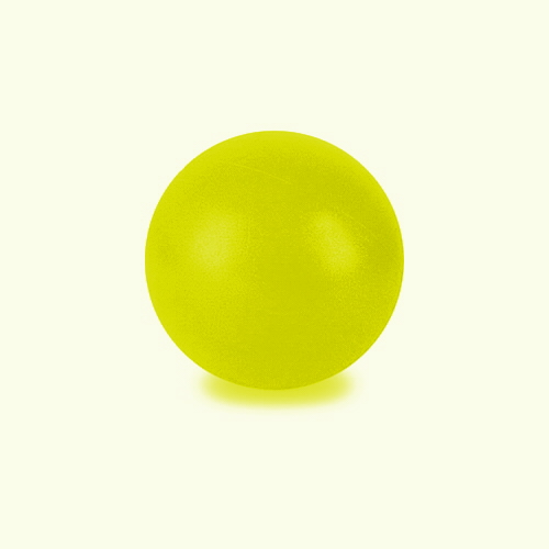 GYMY over-ball míč průměr 25cm (v PE obalu) - žlutý