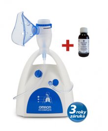 Inhalátor kompesorový Omron A3 Complete +VINCENTKA k inhalaci ZDARMA!