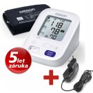 Tonometr Omron M3 AC +adaptér (výhodný SET) - 5let záruka!